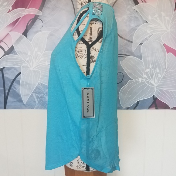 Rampage Embellished Sleeveless Top - Picture 2 of 5